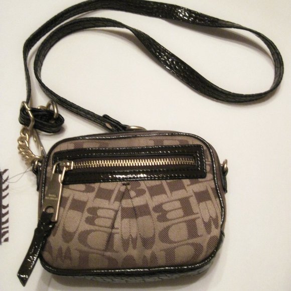 Dana Buchman Handbags - Dana Buchman Kyle Brown Abstract Cross-Body Bag